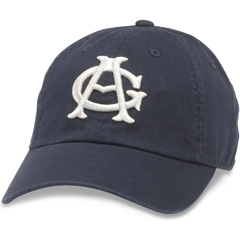 cappellino-curvo-blu-navy-regolabile-chicago-american-giants-ballpark-di-american-needle
