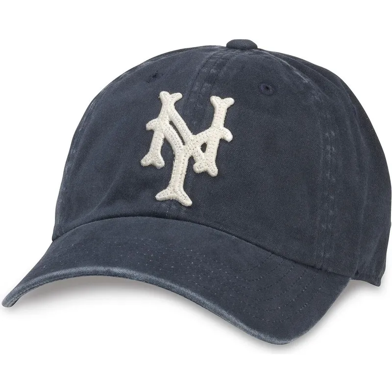 cappellino-curvo-blu-navy-regolabile-new-york-cubans-archive-di-american-needle