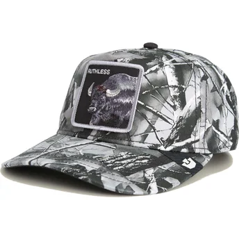 Gorra curva camouflage snapback bufalo Ruthless Camo Desaturated Camo The Farm di Goorin Bros.