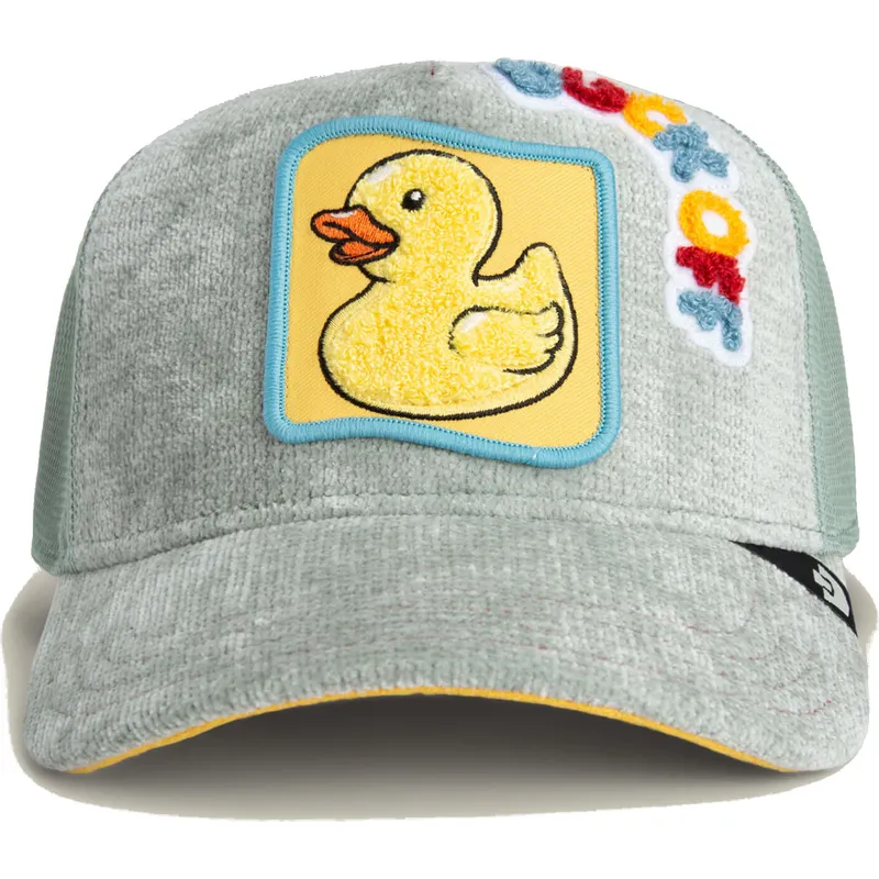 cappellino-trucker-grigio-e-giallo-anatra-duck-off-ducking-autocorrect-happy-thoughts-the-farm-di-goorin-bros