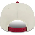cappellino-snapback-beige-e-rosso-9fifty-a-frame-precurved-hardwood-classics-dei-denver-nuggets-nba-di-new-era