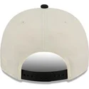 cappellino-curvo-beige-e-nero-snapback-9fifty-a-frame-precurved-hardwood-classics-di-orlando-magic-nba-di-new-era