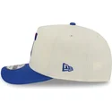 cappellino-curvo-beige-e-blu-snapback-9fifty-a-frame-precurved-hardwood-classics-dei-philadelphia-76ers-nba-di-new-era