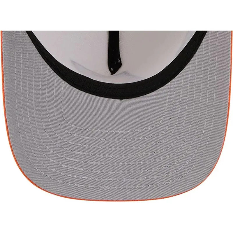 cappellino-visiera-curva-beige-e-arancione-snapback-9fifty-a-frame-precurved-hardwood-classics-di-phoenix-suns-nba-di-new-era