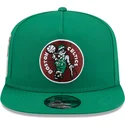 cappello-snapback-verde-piatto-9fifty-a-frame-hardwood-classics-dei-boston-celtics-nba-di-new-era