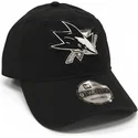 cappellino-curvo-nero-regolabile-9twenty-stamp-dei-san-jose-sharks-nhl-di-new-era