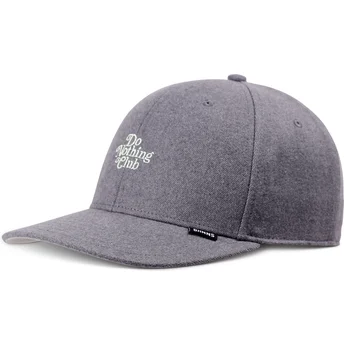 Cappello curvo grigio regolabile Do Nothing Club TrueFit 2.0 DNC Wooly di Djinns
