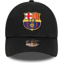 cappellino-curvo-nero-regolabile-per-bambino-fc-barcelona-laliga-9forty-core-di-new-era