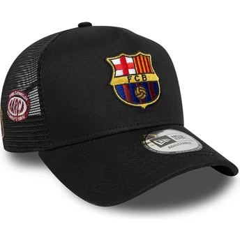Cappellino trucker nero FC Barcelona LALIGA A Frame Patch di New Era