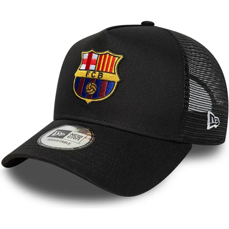 cappellino-trucker-nero-del-fc-barcelona-laliga-a-frame-patch-di-new-era