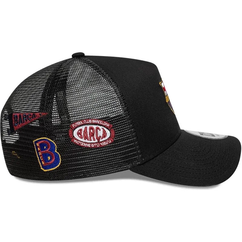 cappellino-trucker-nero-del-fc-barcelona-laliga-a-frame-patch-di-new-era