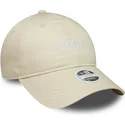 cappellino-curvo-beige-regolabile-da-donna-del-fc-barcelona-laliga-9twenty-wordmark-di-new-era