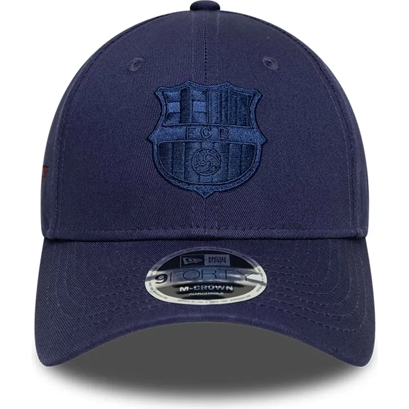 cappellino-curvo-blu-navy-regolabile-del-fc-barcelona-laliga-9forty-m-crown-graphic-di-new-era