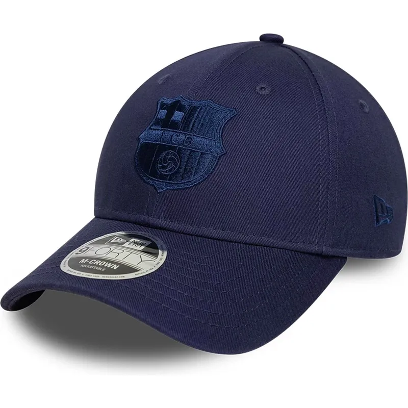 cappellino-curvo-blu-navy-regolabile-del-fc-barcelona-laliga-9forty-m-crown-graphic-di-new-era