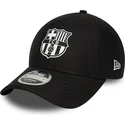 cappellino-curvo-nero-snapback-del-fc-barcelona-laliga-9forty-m-crown-diamond-era-di-new-era