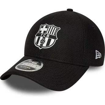 Cappellino curvo nero snapback FC Barcelona LALIGA 9FORTY M-Crown Diamond Era di New Era