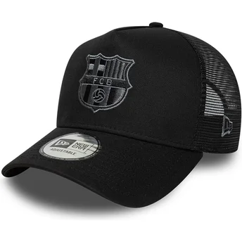 Cappellino trucker nero FC Barcelona LALIGA A Frame Tonal di New Era