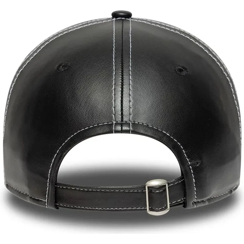 cappellino-curvo-nero-regolabile-da-donna-del-fc-barcelona-laliga-9twenty-pu-leather-di-new-era