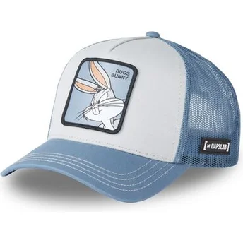 Cappellino trucker bianco e blu Bugs Bunny LOO8 BUG2 Looney Tunes di Capslab