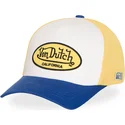 cappellino-trucker-giallo-e-blu-lof-b42-di-von-dutch