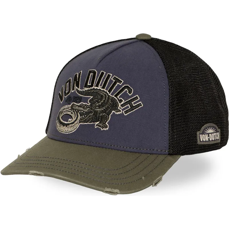 cappellino-trucker-blu-e-verde-wild10-di-von-dutch