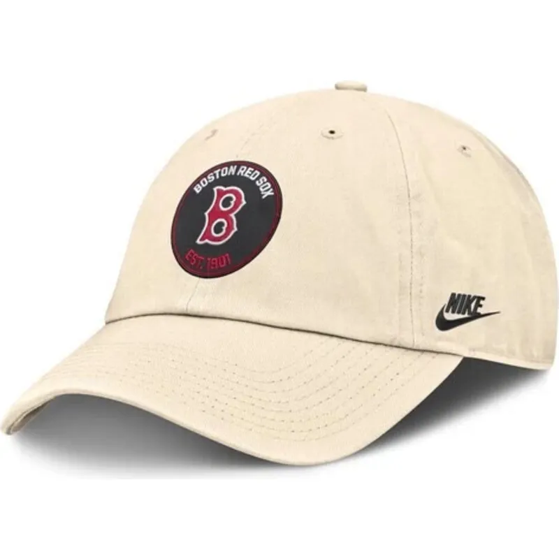 cappellino-curvo-beige-regolabile-club-unstructured-in-cotone-organico-dei-boston-red-sox-mlb-di-nike