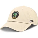 cappellino-curvo-beige-regolabile-club-unstructured-organic-cotton-degli-oakland-athletics-mlb-di-nike