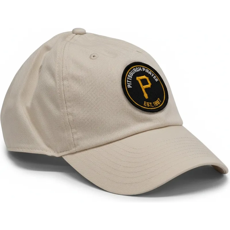cappellino-curvo-beige-regolabile-club-unstructured-organic-cotton-dei-pittsburgh-pirates-mlb-di-nike