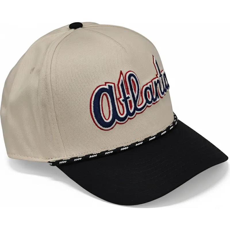 cappellino-snapback-con-visiera-curva-beige-e-nera-rise-structured-degli-atlanta-braves-mlb-di-nike