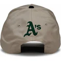 cappellino-curvo-beige-e-nero-snapback-rise-structured-degli-oakland-athletics-mlb-di-nike