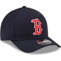 cappellino-visiera-curva-blu-marino-snapback-9forty-m-crown-player-replica-di-boston-red-sox-mlb-di-new-era