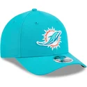 cappellino-visiera-curva-blu-snapback-9forty-m-crown-team-di-miami-dolphins-nfl-di-new-era