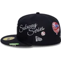 cappello-piatto-blu-marino-regolabile-59fifty-subway-series-dei-new-york-yankees-mlb-di-new-era