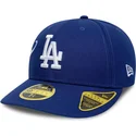 cappellino-curvo-blu-regolabile-59fifty-low-profile-precurved-est-script-dei-los-angeles-dodgers-mlb-di-new-era