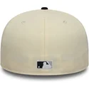 cappellino-curvo-beige-e-nero-chiuso-59fifty-low-profile-precurved-coops-dei-new-york-yankees-mlb-di-new-era