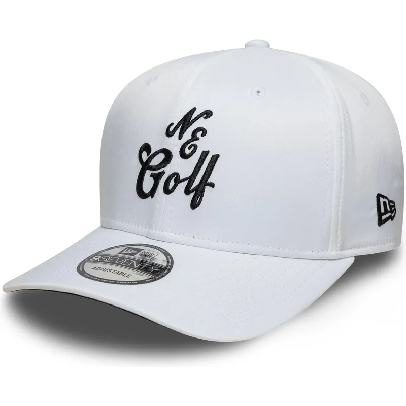 cappellino-curvo-bianco-snapback-9seventy-stretch-snap-technical-golf-di-new-era