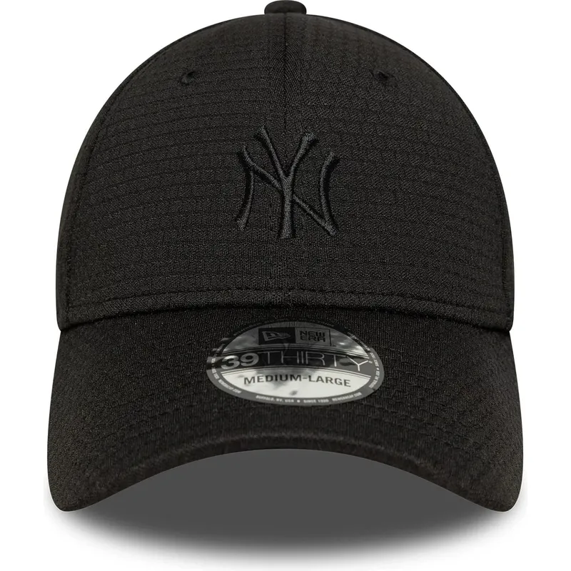 cappellino-curvo-nero-regolabile-con-logo-nero-39thirty-stretch-mesh-di-new-york-yankees-mlb-di-new-era