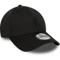 cappellino-curvo-nero-regolabile-con-logo-nero-39thirty-stretch-mesh-di-new-york-yankees-mlb-di-new-era