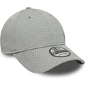 cappellino-curvo-grigio-snapback-con-logo-grigio-9forty-mesh-flawless-di-new-york-yankees-mlb-di-new-era