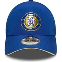 new-era-curved-brim-9forty-retro-chelsea-football-club-premier-league-blue-adjustable-cap