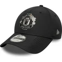 cappellino-curvo-nero-regolabile-9forty-reflective-del-manchester-united-football-club-premier-league-di-new-era
