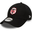 cappellino-con-visiera-curva-nero-regolabile-9forty-team-logo-di-stade-toulousain-top-14-di-new-era