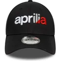 cappellino-curvo-nero-regolabile-9forty-wordmark-aprilia-piaggio-di-new-era
