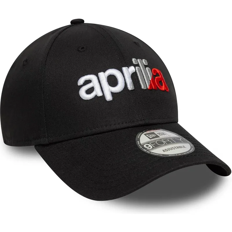 cappellino-curvo-nero-regolabile-9forty-wordmark-aprilia-piaggio-di-new-era