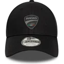 cappellino-curvo-nero-regolabile-9forty-washed-di-ducati-motor-motogp-di-new-era
