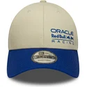 new-era-curved-brim-9forty-seasonal-red-bull-racing-formula-1-beige-and-blue-adjustable-cap
