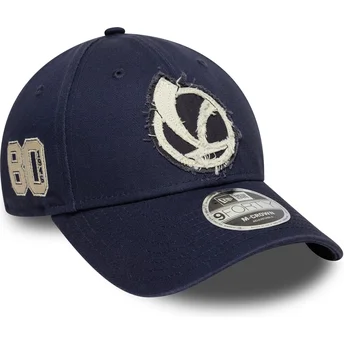Cappellino curvo blu snapback 9FORTY M-Crown 80th Year di Vespa Piaggio di New Era