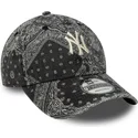cappellino-curvo-nero-regolabile-9twenty-washed-paisley-dei-new-york-yankees-mlb-di-new-era
