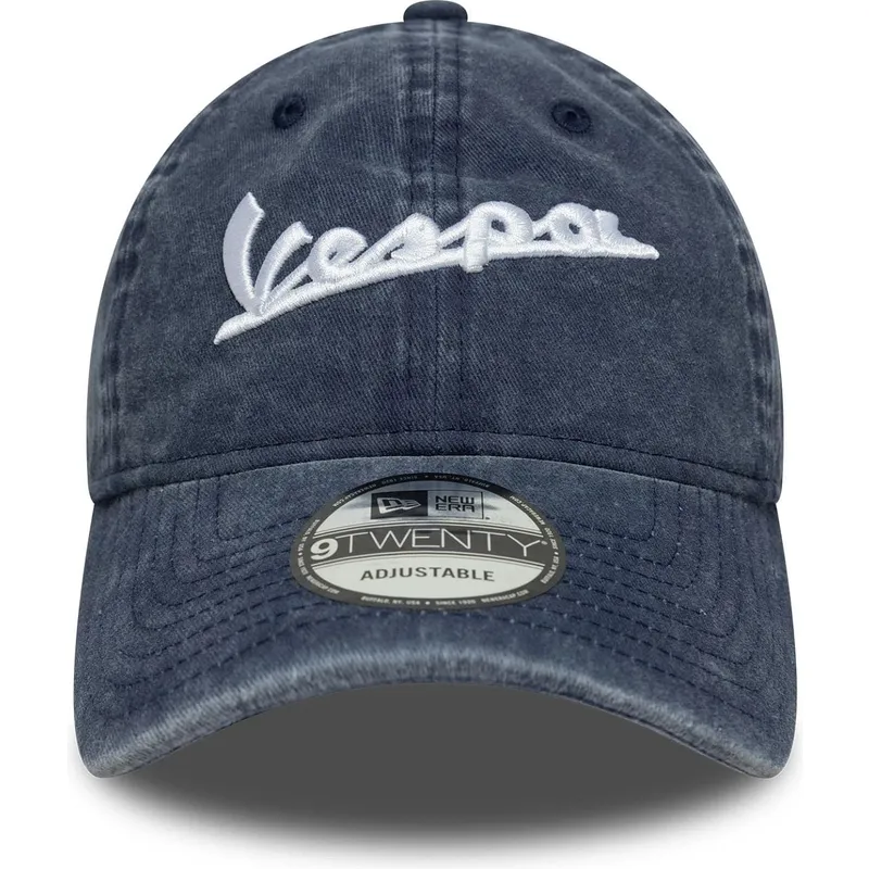 cappellino-curvo-blu-regolabile-9twenty-washed-di-vespa-piaggio-di-new-era