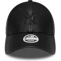cappellino-curvo-nero-regolabile-con-logo-nero-da-donna-9forty-pu-dei-new-york-yankees-mlb-di-new-era